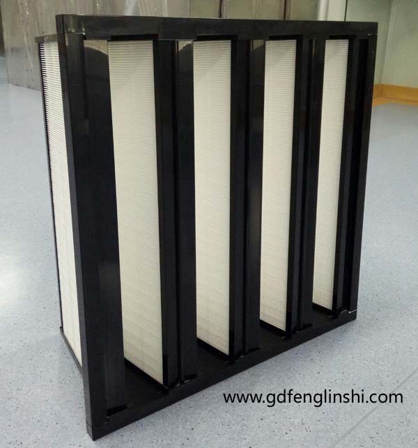 大風量組合式高效過濾器具有過濾面積大，阻力低，使用壽命長特點